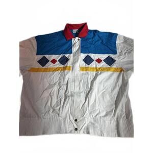 Vintage Koret City Blues Colorblock Windbreaker Jacket